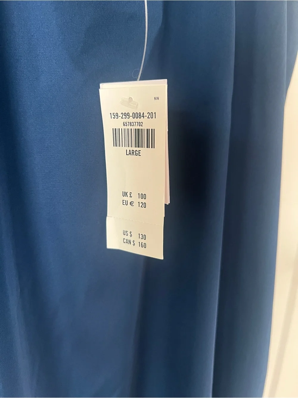 Abercrombie & Fitch Split Knot Draped Maxi Dress in Navy Blue - NWT!
